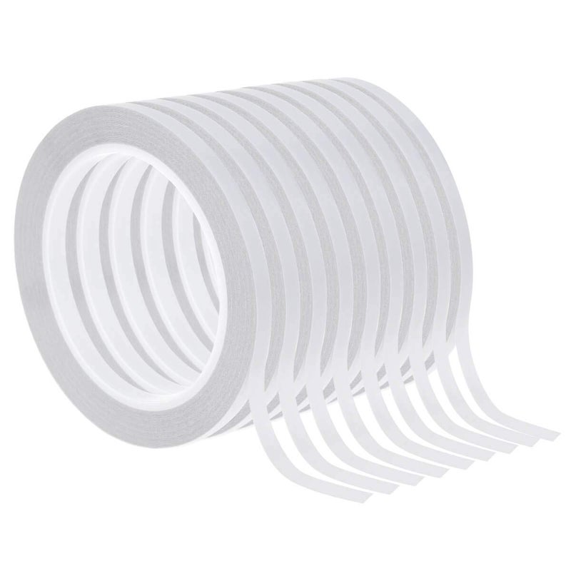 cridoz Double Sided Adhesive Tape, 9 Rolls Double-Side Craft Tape for Card Making, Scrapbooking, DIY Crafts and Office School Stationery Supplies (1/4 Inch, 25 Yards Per Rool) - Image 1